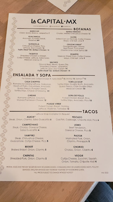 Menu La Capital Mx - 24