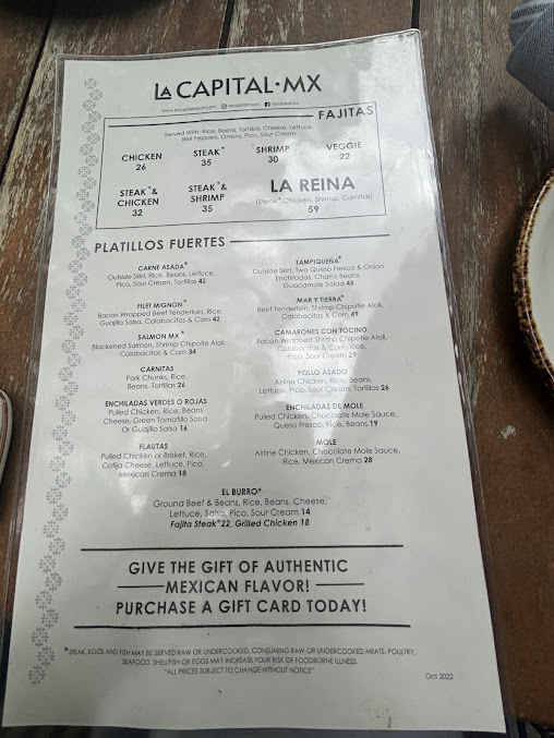 Menu La Capital Mx - 25