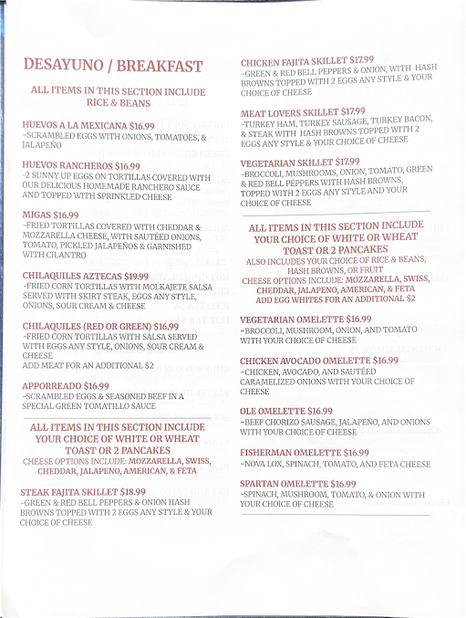 Menu La Casa De Isaac & Moishe - 20