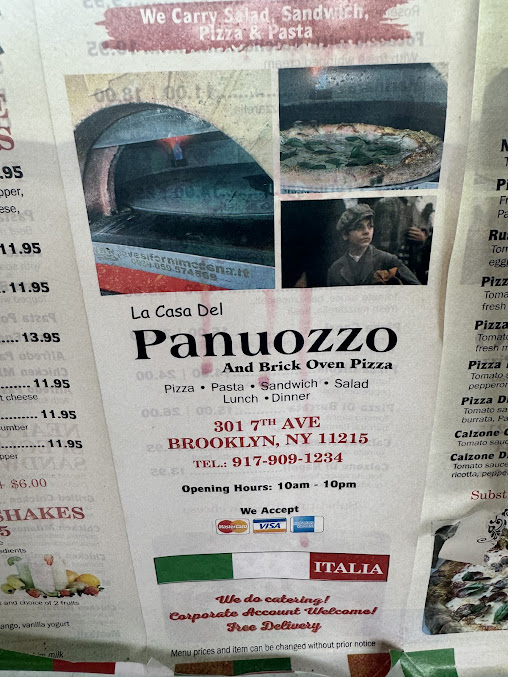 Menu La Casa Del Panuozzo And Brick Oven Pizza - 21