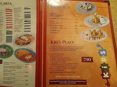 Menu La Cocina Mexican Restaurant Garner #6 - 25