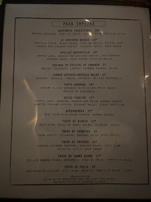 Menu La Contenta - 22