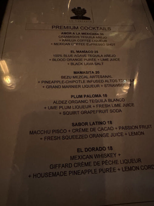 Menu La Contenta - 28