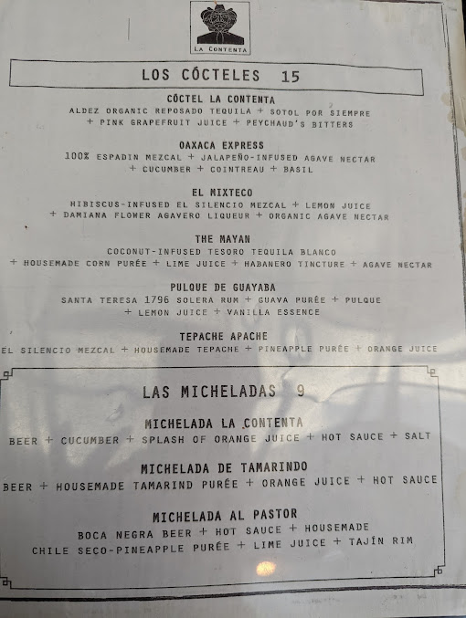 Menu La Contenta - 29