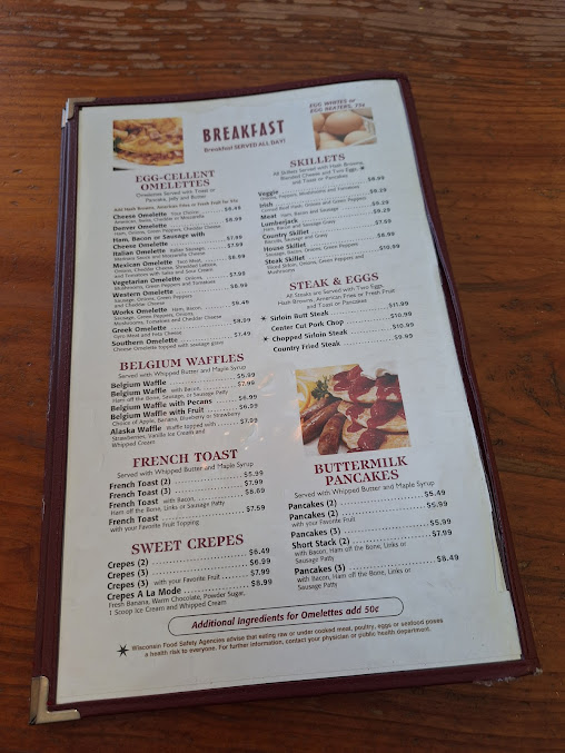 Menu La Crosse Family Restaurant - 19