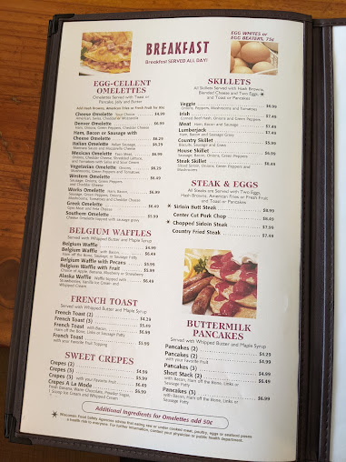 Menu La Crosse Family Restaurant - 20