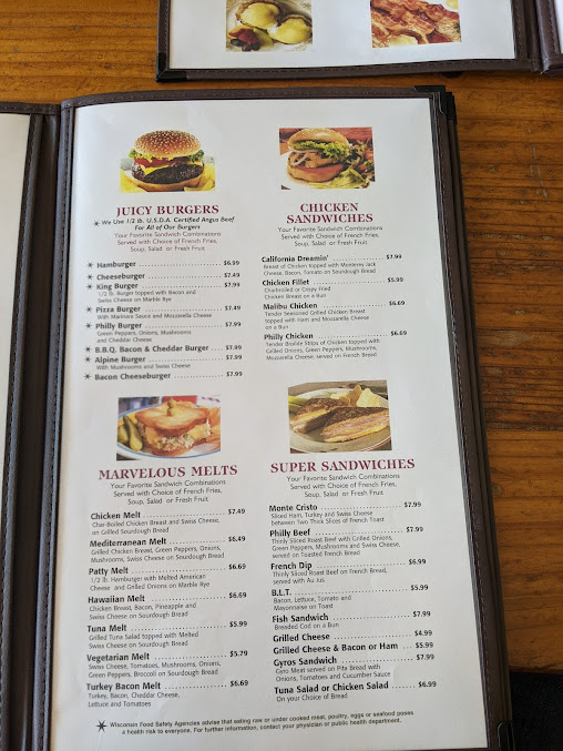 Menu La Crosse Family Restaurant - 21
