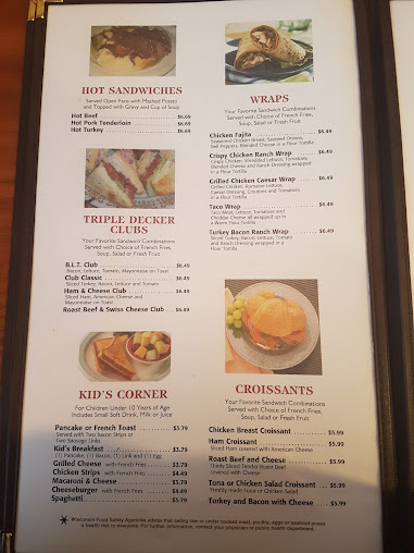 Menu La Crosse Family Restaurant - 26