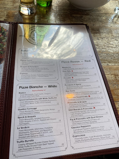 Menu La Crosta Woodfire Pizzeria Italiana - 21