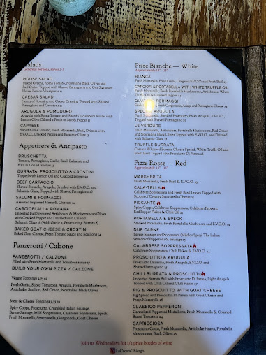 Menu La Crosta Woodfire Pizzeria Italiana - 23