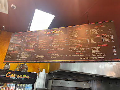 Menu La Fiesta Mexican Grill - 22