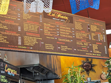Menu La Fiesta Mexican Grill - 25