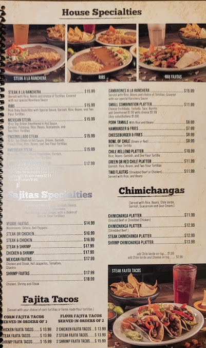 Menu La Fountain Mexican Restaurant Herriman - 22