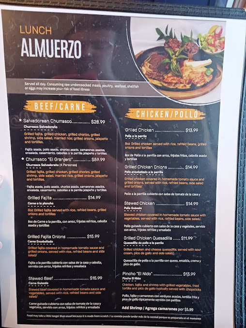 Menu La Granja El Nido - 22
