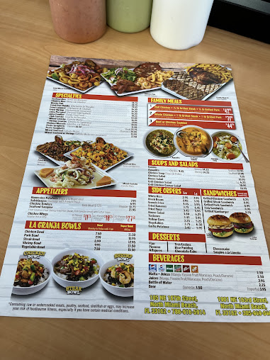 Menu La Granja Nmb 2 - 22