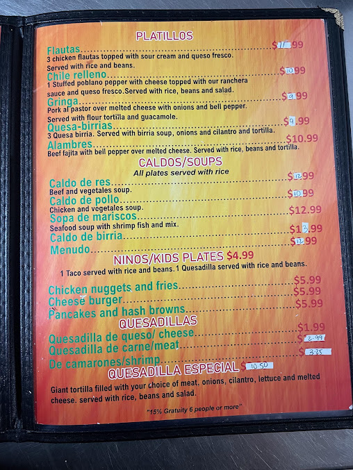 Menu La Guarecita Restaurant - 23