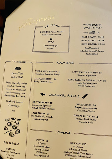 Menu La Marchande - 28