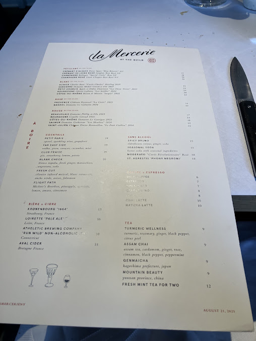 Menu La Mercerie - 20