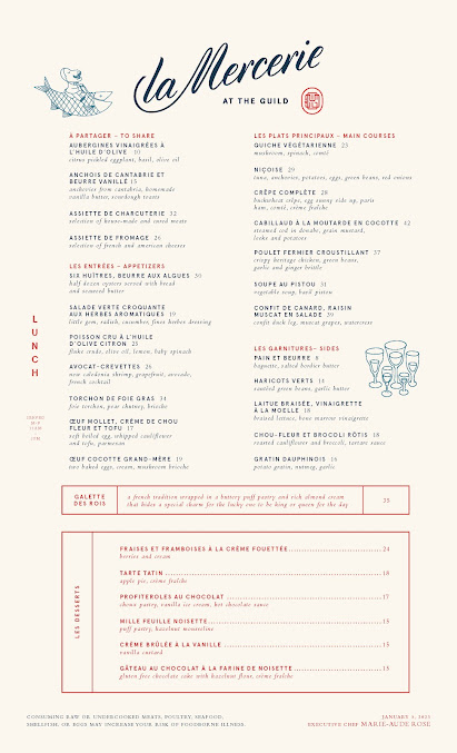 Menu La Mercerie - 23