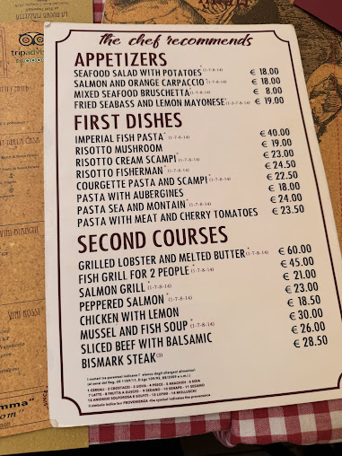 Menu La Nuova Piazzetta Navona - 29