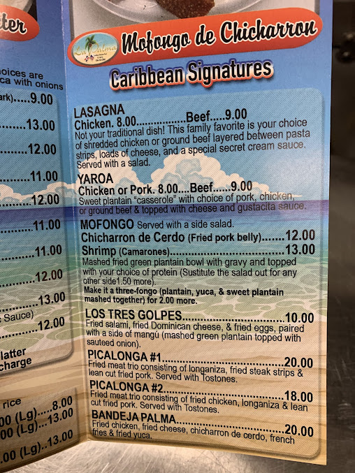 Menu La Palma Restaurant - 22