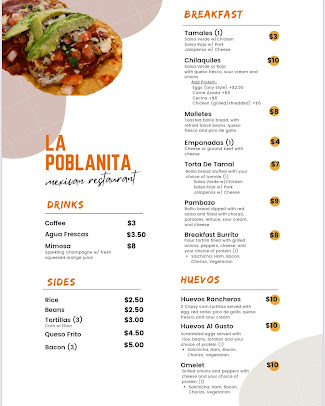 Menu La Poblanita Mexican Restaurant & Candy Store - 20