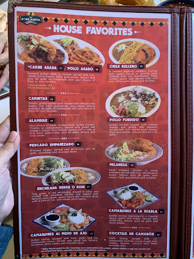 Menu La Poblanita Mexican Restaurant & Candy Store - 22