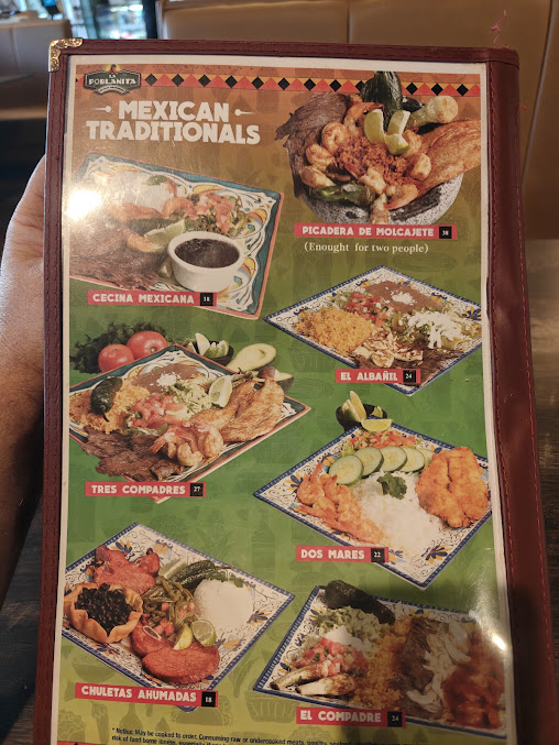 Menu La Poblanita Mexican Restaurant & Candy Store - 25