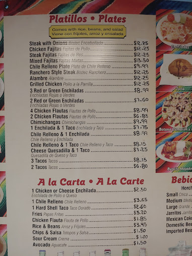 Menu La Rubia Restaurant Santa Fe - 25
