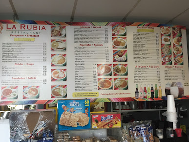 Menu La Rubia Restaurant Santa Fe - 29