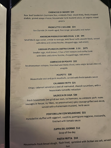 Menu La Spiga Ristorante Italiano - 22