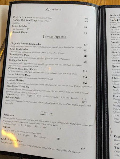 Menu La Terraza De Taos Cocina - 21
