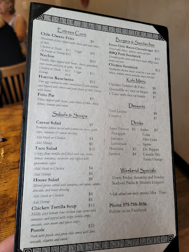 Menu La Terraza De Taos Cocina - 25