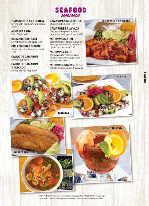 Menu La Vaca Mexican Grill - 25