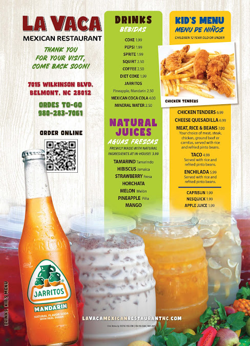 Menu La Vaca Mexican Grill - 27