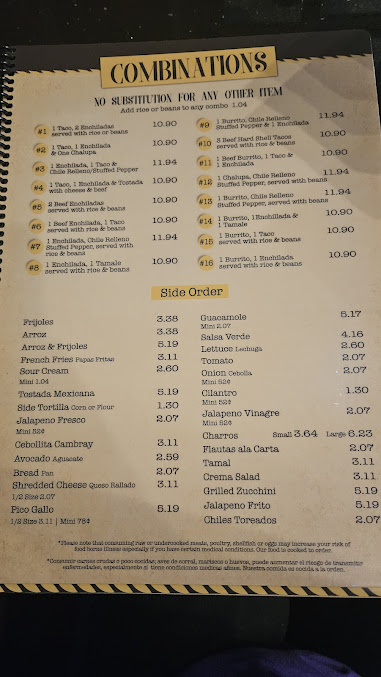 Menu La Victoria Mexican Restaurant - 26