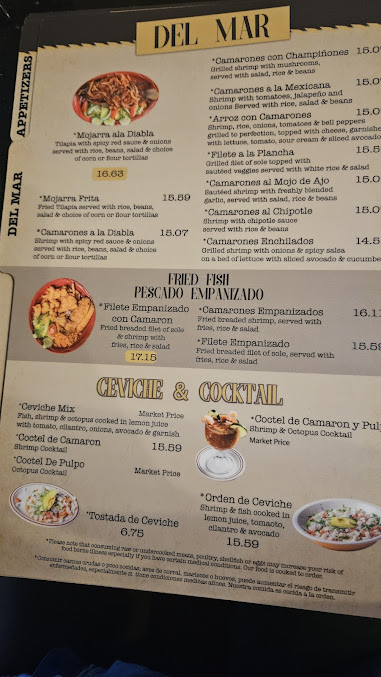Menu La Victoria Mexican Restaurant - 29