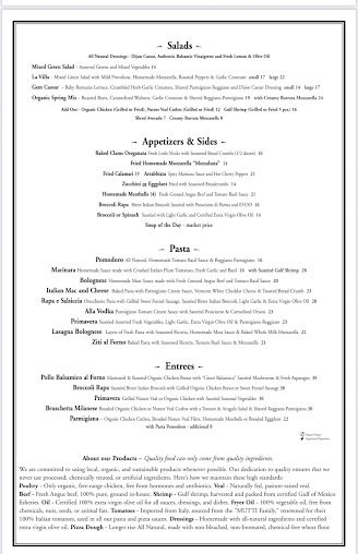 Menu La Villa Pizzeria - 21
