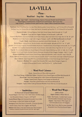 Menu La Villa Pizzeria - 23