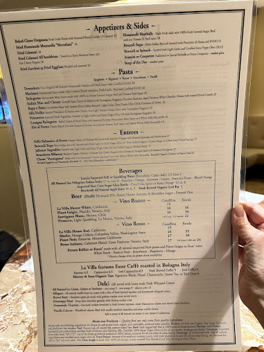 Menu La Villa Pizzeria - 26