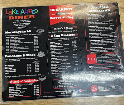 Menu Lake Alfred Diner Inc - 21