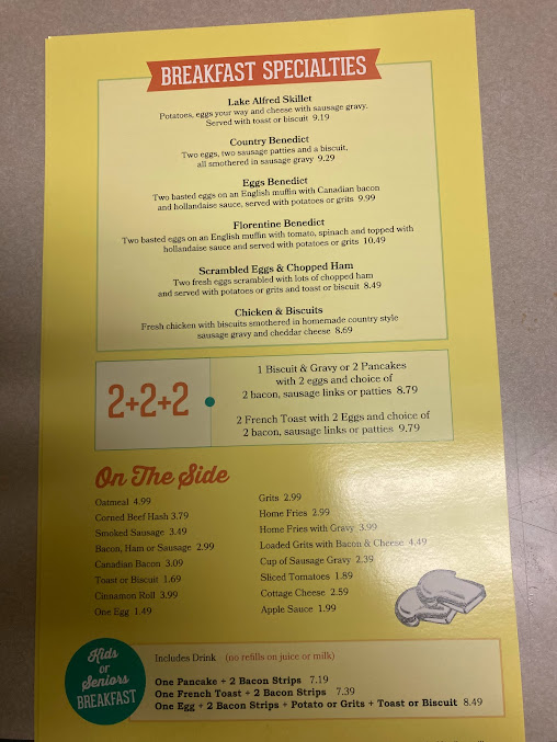 Menu Lake Alfred Diner Inc - 29