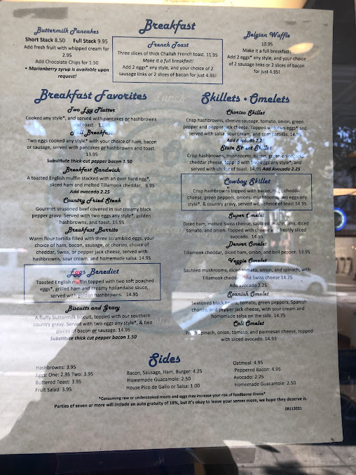 Menu Lake Oswego Ice Creamery And Restaurant - 25