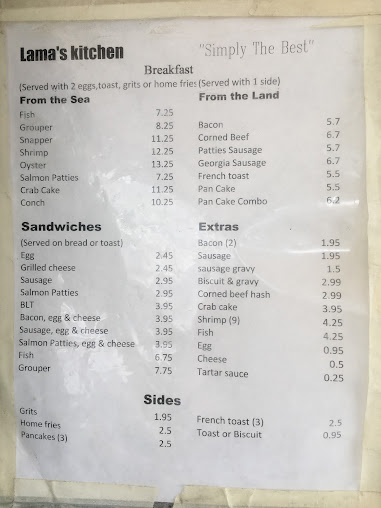 Menu Lamas Kitchen And Seafood Market - 19