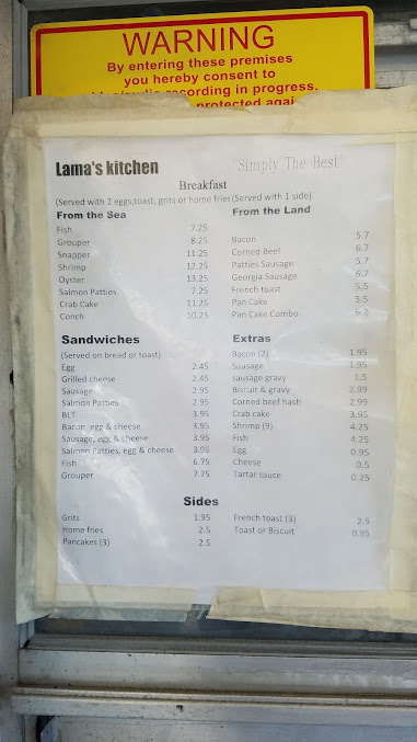 Menu Lamas Kitchen And Seafood Market - 21