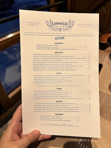 Menu L'amico - 22