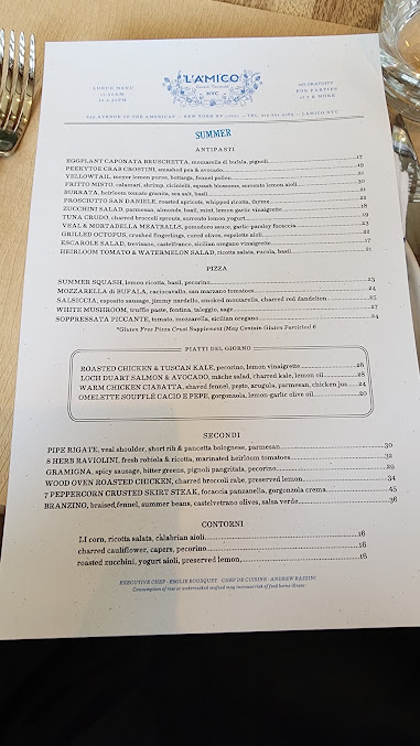 Menu L'amico - 24