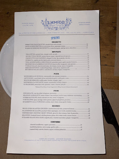 Menu L'amico - 29