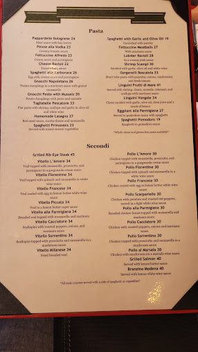 Menu L’amore Restaurant - 28