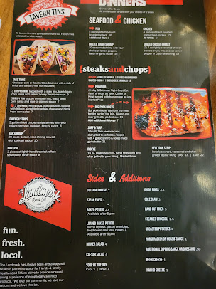 Menu Landmark Bar Grill - 20